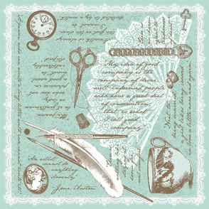 JaneAusten'sNotions18"sq.