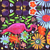 flamingo garden