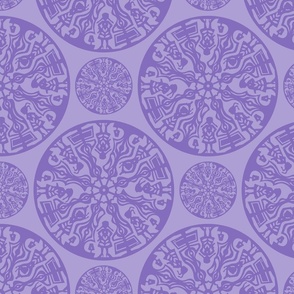 purple papercut