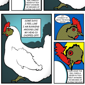 Camilla! Who Comes First? The Pop Art Chicken Or The Egg?