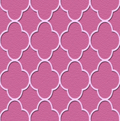 quatrefoil mauve