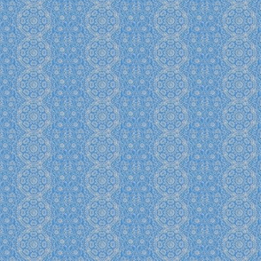 Blue Brocade