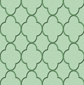 quatrefoil olive green