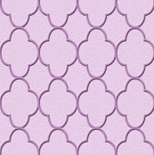 quatrefoil lavender