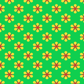 Emerald green floral