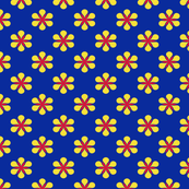 Navy floral