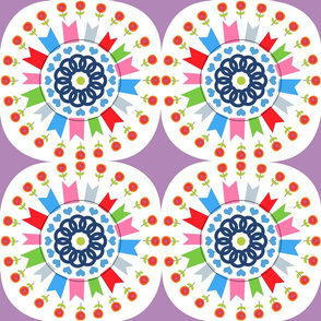 Flags and Flowers