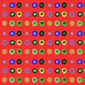 Dots on Red