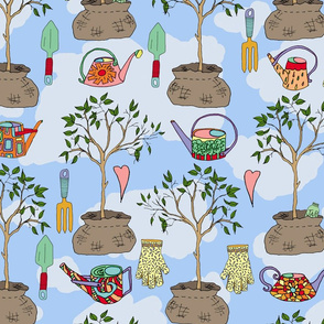 Tree Time! Tools for planting a tree 