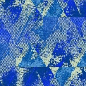 Collage in blue