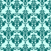 Super Mario & Legend of Zelda Damask - Blue