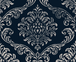 Timeless brocade/ indigo