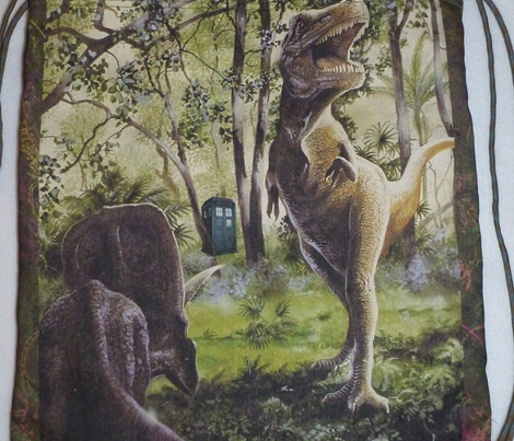 t-rex meet dr who