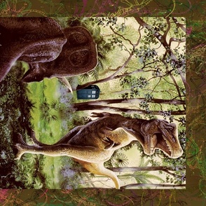 t-rex meet dr who