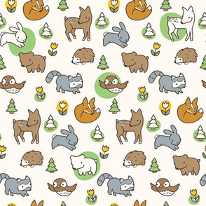 Woodland Meadow (Cream)