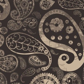 Steampunk Paisley