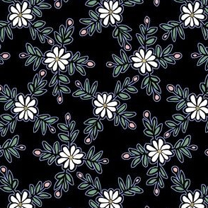 Black Floral