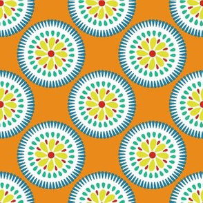 Sunburst Flower Tangerine