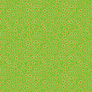 Tiny flowers - green