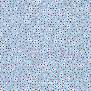 Tiny flowers - blue