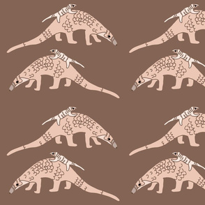 Pangolins in Pink