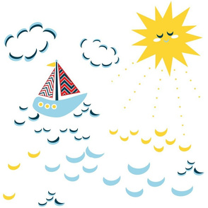 Windy Sails - Shining Seas - © PinkSodaPop 4ComputerHeaven.com