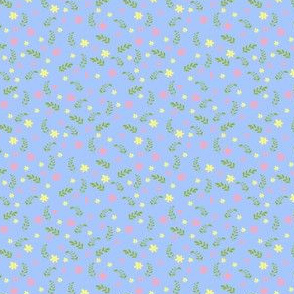 Ditsy blue bee