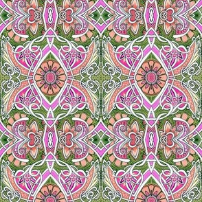 When Barbie Dreams of Dumping Ken (abstract feminine floral)