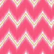 Ikat_Chevron_Pink_Mango