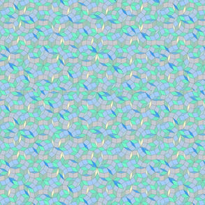 Blue Penrose Tiling