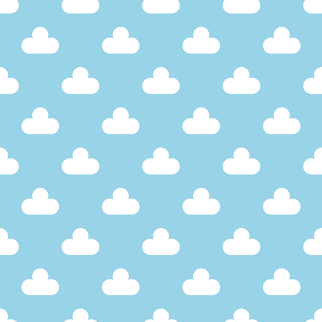 cumulus cloud polka-dot