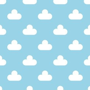 cumulus cloud polka-dot