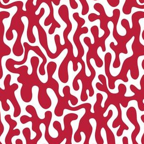 Squiggs Dark Red. 