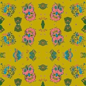 1970's Owls small print