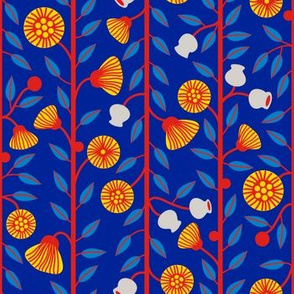 Gumnuts & Flowers