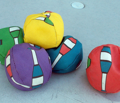 Juggling Clubs Purple