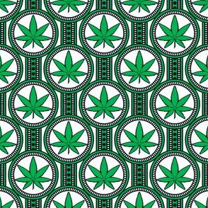 Small Hemp Leaf Design