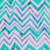 Heidi Chevron Aqua