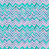 Heidi Chevron Aqua