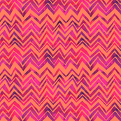 Heidi Chevron Orange