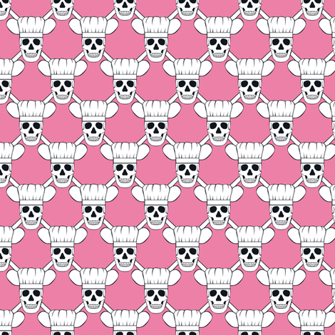 Chef Skull Small-Pink