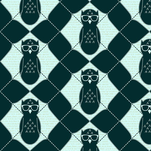 Equation Owl Chevron Invert