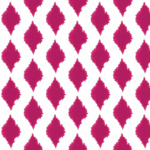 Ink blot Ikat pink