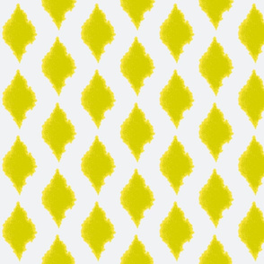 Ink blot Ikat lemongrass
