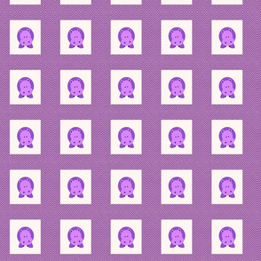 chevron_hippo mini cheater quilt