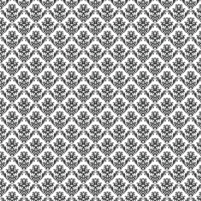 damask pattern skulls