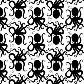 Octopus on White