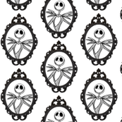 Jack Skellington Damask frame