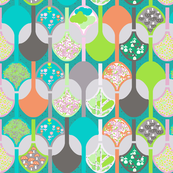 colorful gardening shovels