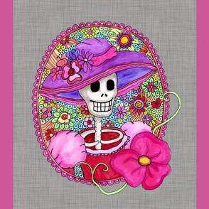 Mexican Skull Illustration